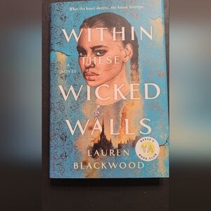Within These Wicked Walls by Lauren Blackwood - Blue Cover